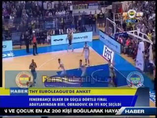 THY Euroleague’in favorisi: Fenerbahçe Ülker ve Zejlko Obradovic