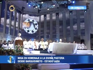 Obispo Luis Tinedo oficia misa de bienvenida a la Divina Pastora