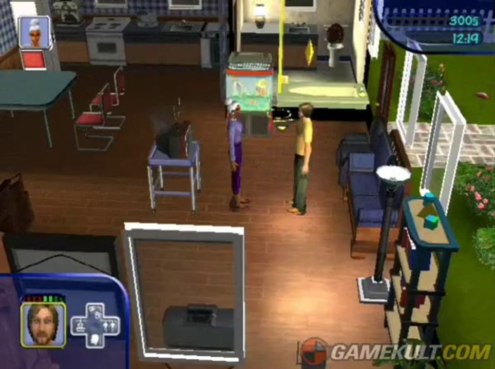 Les Sims - J'emprunte du fric et je mets le feu à la cuisine