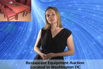 Restaurant Equipment Auction in Washington DC