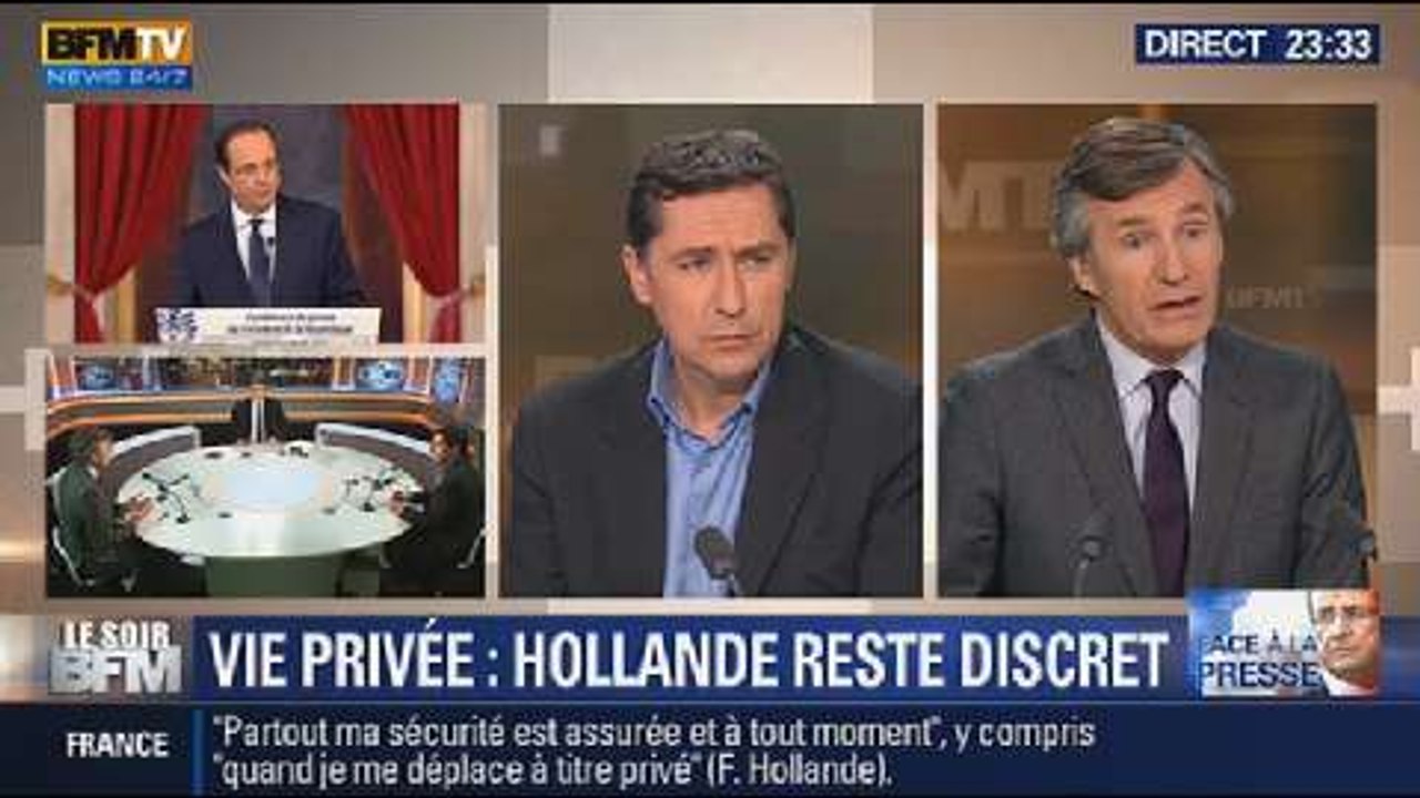 Le Soir BFM: Conférence de presse de François Hollande - 14/01 3/3