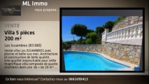 A vendre - villa - Les Issambres (83380) - 5 pièces - 200m²