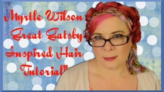 Myrtle Wilson (Isla Fisher) Great Gatsby Inspired Vintage Hair Tutorial - The 1920s