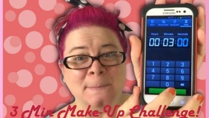 3 Minute Make-up Challenge - Retro Ramblings
