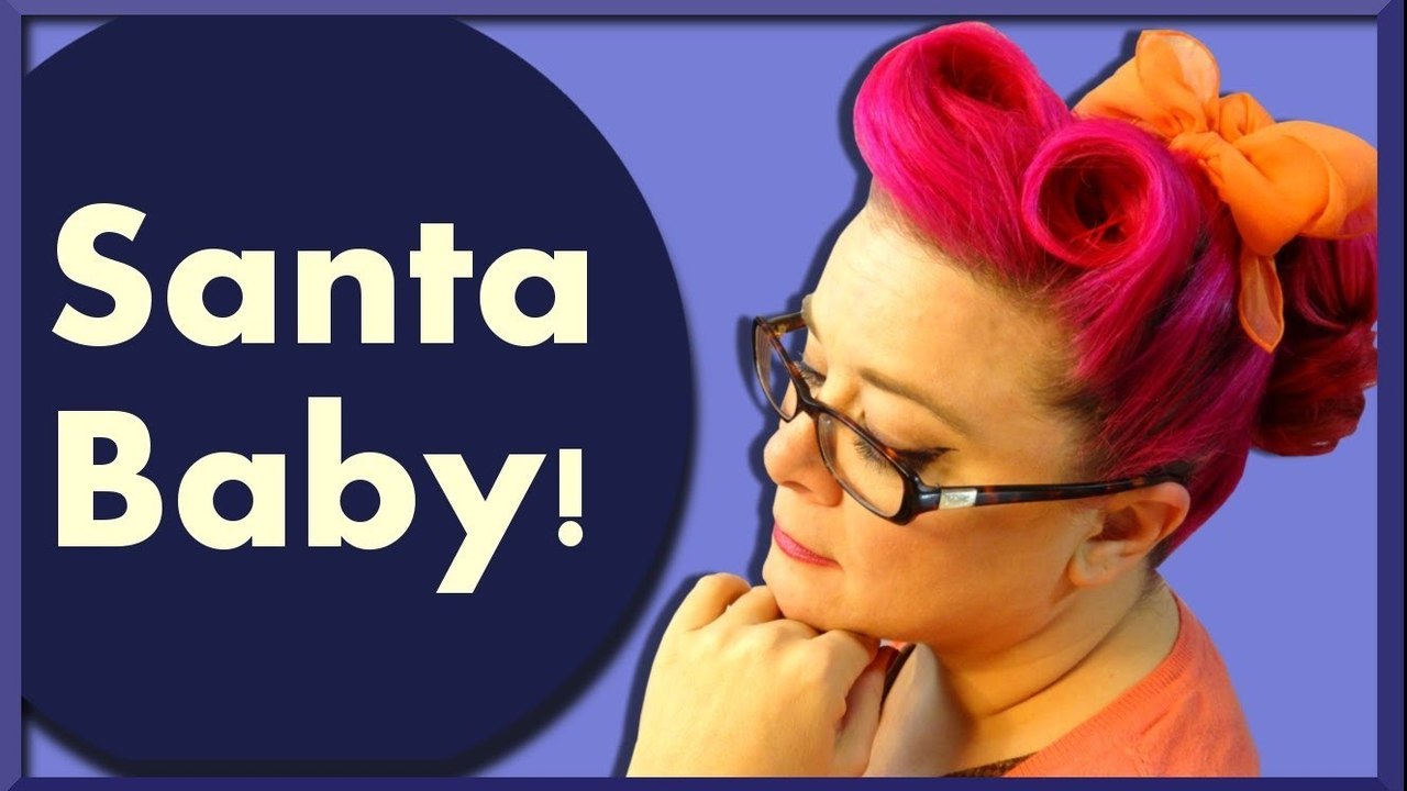 4 Steps to a Vintage Hairstyle for the Holidays - Playful Pony Tail - #Holiganza