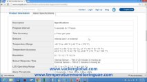 Temperature and Humidity recorder data logger with PDF report by Cryopak, USA | Vacker UAE