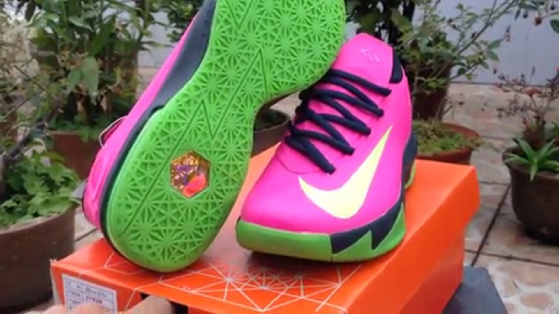 SportsYTB.Ru* Nike Kevin Durant KD VI Pink Black Green Basketball Shoes─影片  Dailymotion