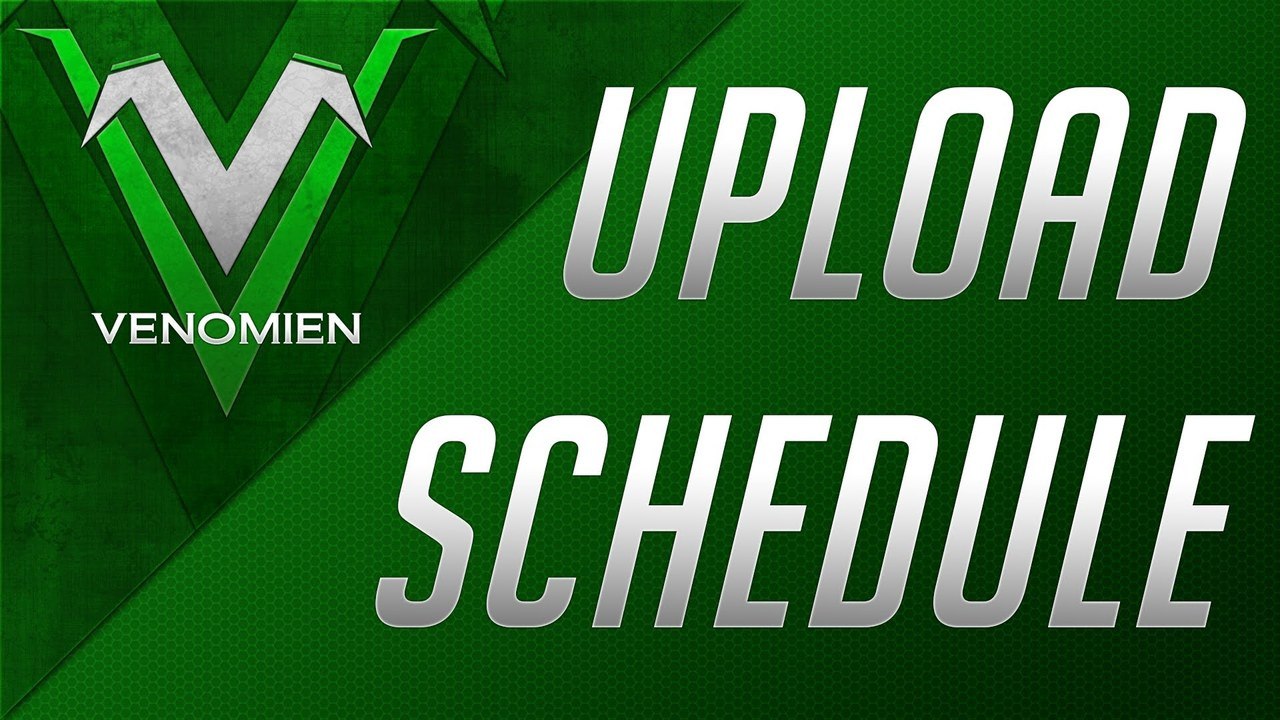Getting Organised: My Upload Schedule