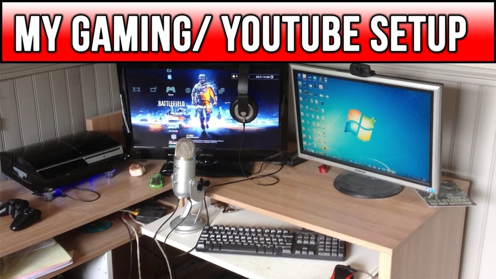 Guide to making YouTube Videos | My gaming/Youtube setup