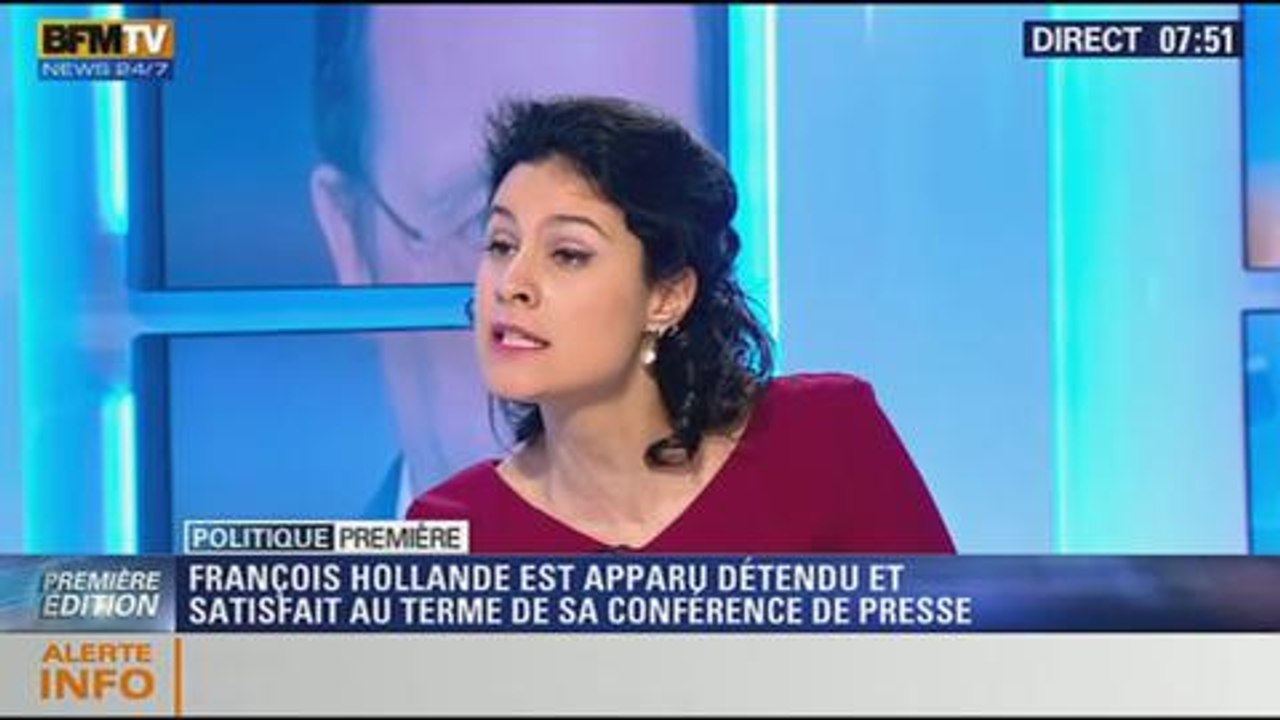 Politique Première: Conférence de presse: François Hollande "détendu" et "satisfait" - 15/01