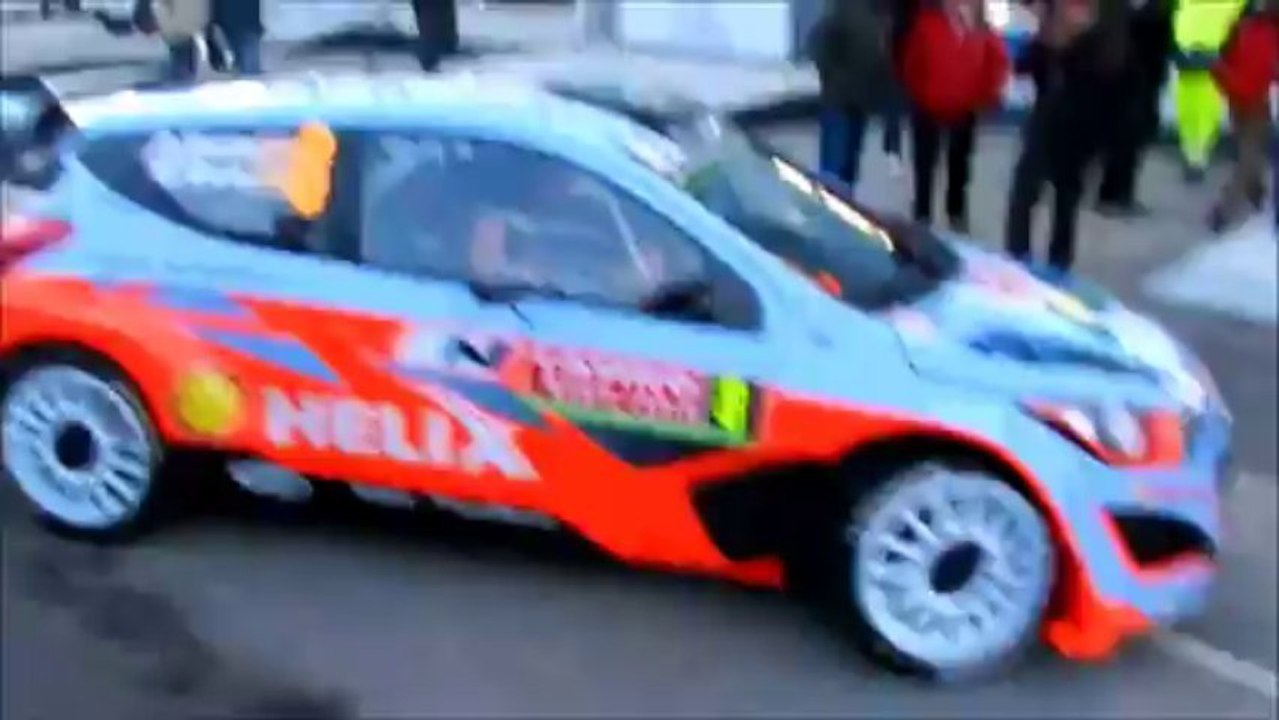Monte-Carlo J1 : Le départ de Dani Sordo pour le shakedown de Châteauvieux