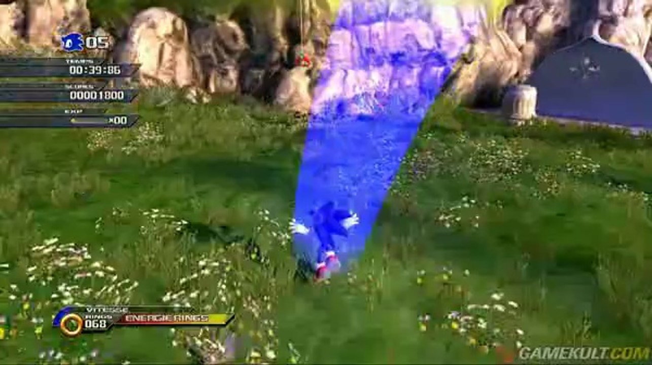 Sonic Unleashed : La Malédiction Du Hérisson Sur Xbox 360 – Complet, VF, Bon état