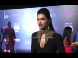 Deepika padukone  women in Black was busy Practicing  dance steps for 20th Annual life ok screen awards
