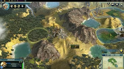 Civilization V - Début de partie pour Paris
