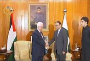 President Abbas meets his Pakistani counterpart President Asif Ali Zardari