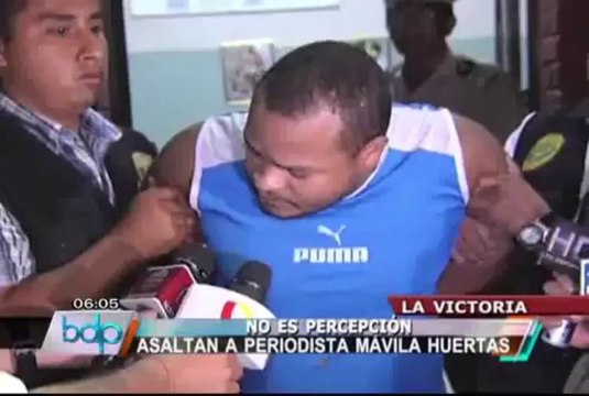 Periodista Mávila Huertas también fue víctima de inseguridad ciudadana