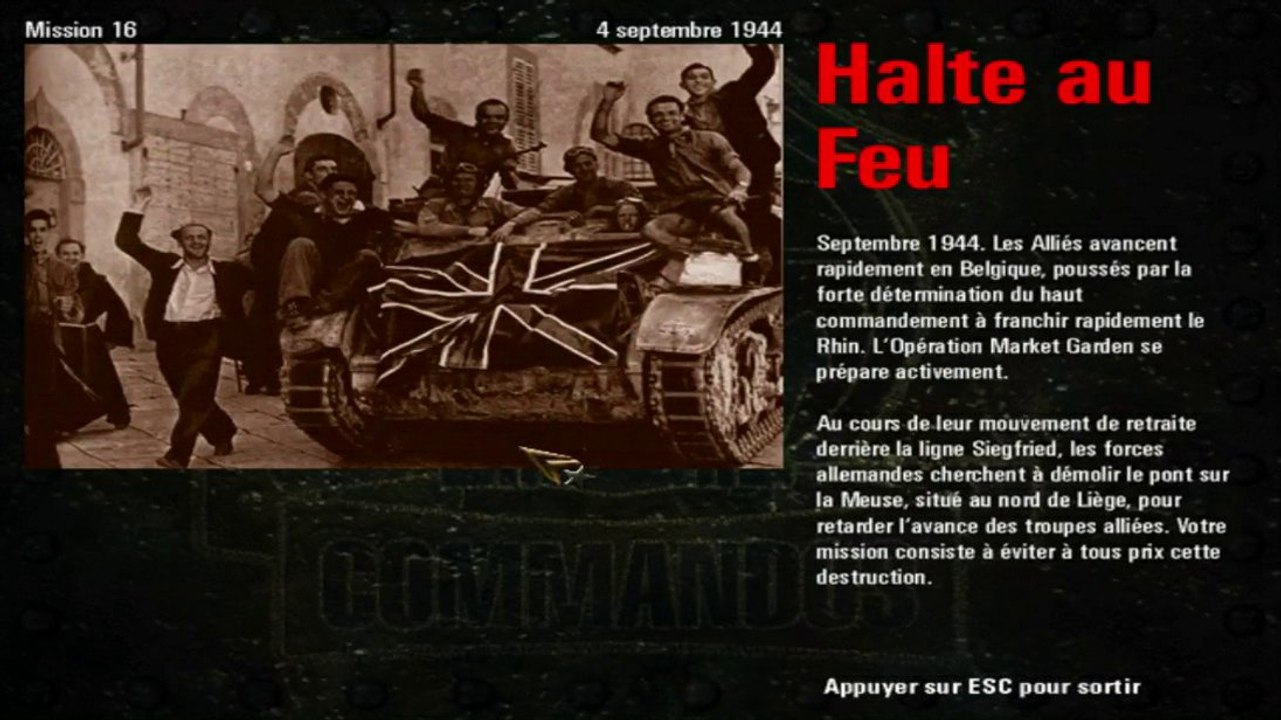 Commandos DLLE/16 Halte au feu!