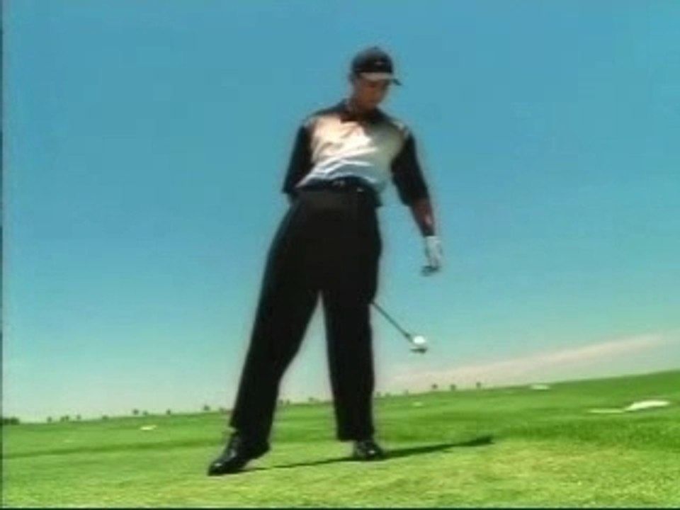 tiger woods golf trick