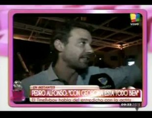 Pedro nota en Desayuno Americano (sobre saludo a Georgina) - 15 de Enero
