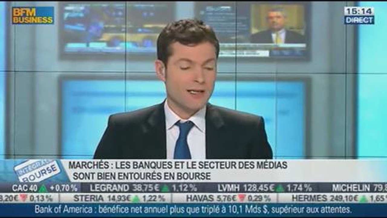 "Le secteur des financières, un secteur qui continue à bien fonctionner": Bertrand Lamielle, dans Intégrale Bourse - 15/01