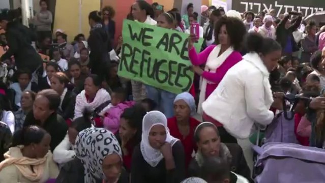 Mulheres africanas protestam em Israel