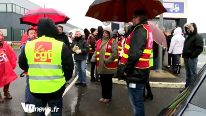 Grève chez Sanofi à Marly