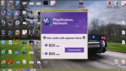 PSN Code Generator [ Working January 2014