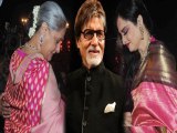Amitabh Bachchan Greets Rekha With Jaya