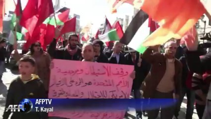 Ramallah: manifestation contre les négotiations avec Israël