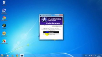 Free PSN code Generator Working No Survey January 2014