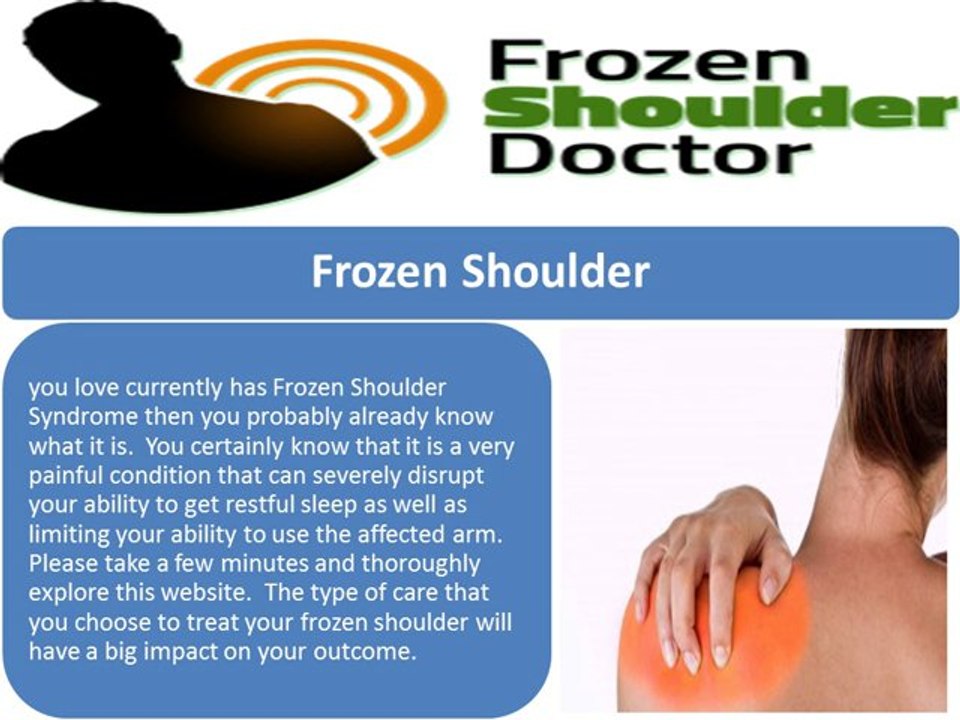 Frozen Shoulder Doctor Cure