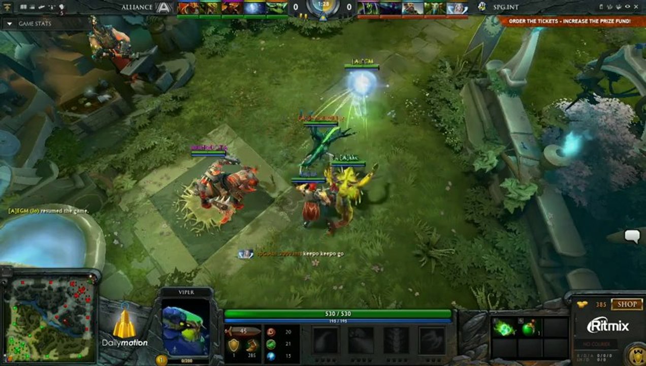The Alliance vs Speed Gaming Game 3 - DOTA 2 Champions League Grand Final - TobiWan & Clairvoyance