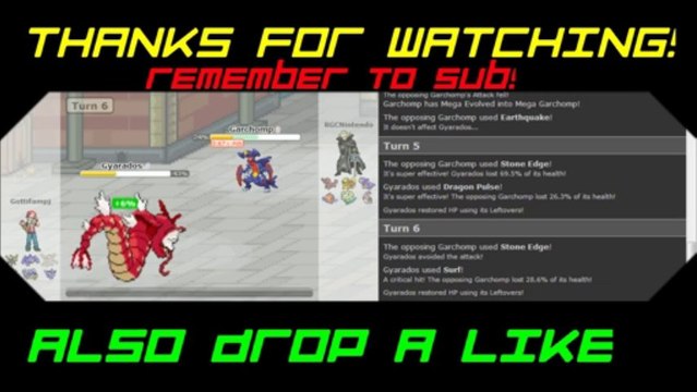 Pokemon Showdown X&Y OU Battles #3 RGCNintendo v.s Gottifampj