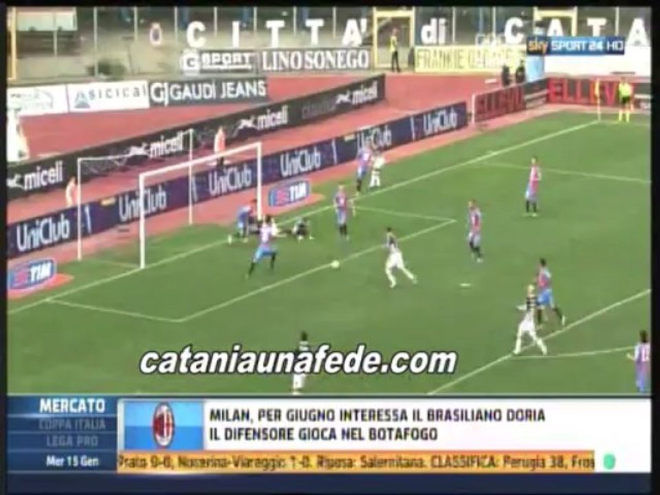 Catania-Siena 1-4 Coppa Italia