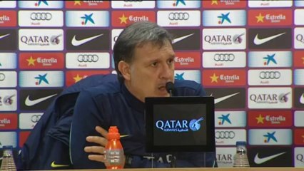 Tata Martino: "Al mejor del mundo lo tenemos aquí"