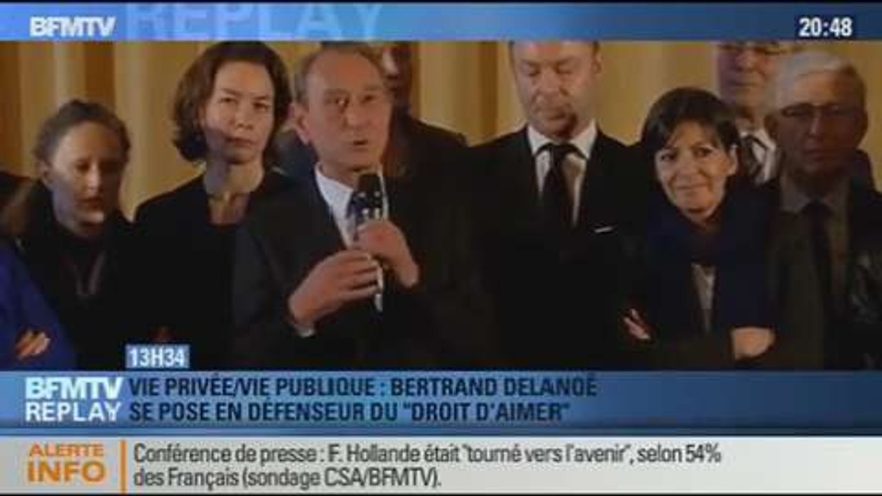 BFMTV Replay: Bertrand Delanoë se pose en défenseur du "droit d'aimer" - 15/01