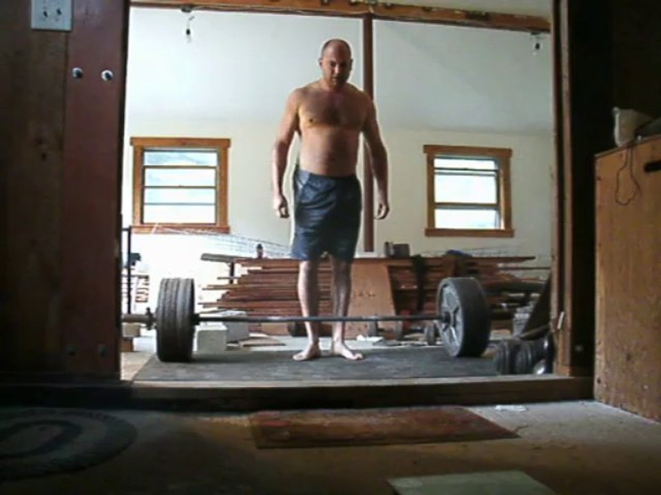 dead lift 500lbs x10 no belt no PEDs