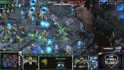 StarCraft II : Wings of Liberty - MLG Raleigh - Grubby vs Rain - Match 3