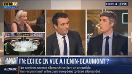 Le Soir BFM: Municipales à Hénin-Beaumont: le FN est en tête des intentions de vote au 1er tour - 15/01 3/4