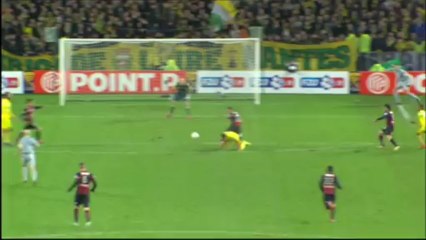 But Dario CVITANICH (85ème) - FC Nantes - OGC Nice - (4-3) - 15/01/14