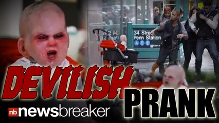 DEVILISH PRANK: Abandoned Demon Baby Scares the S**t out of New Yorkers