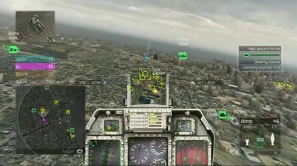Tom Clancy's HAWX - Vue cockpit