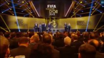 CRISTIANO RONALDO GANADOR DEL BALON DE ORO FIFA 2013  13/01/2014