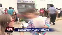 Ya no hay colas en local del Setame para inscripción de taxistas