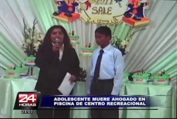 Pachacamac: adolescente de 13 años murió ahogado en una piscina