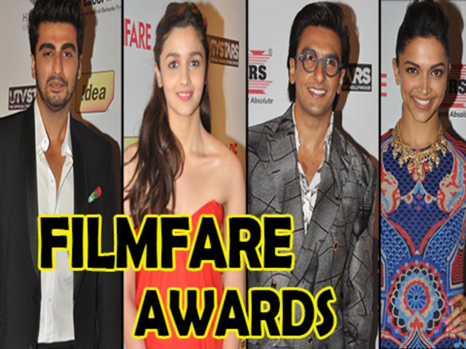 FILMFARE AWARDS - Ranveer, Deepika, Arjun And Alia Among Others