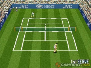 Hyper Tennis : Final Match - Un point disputé