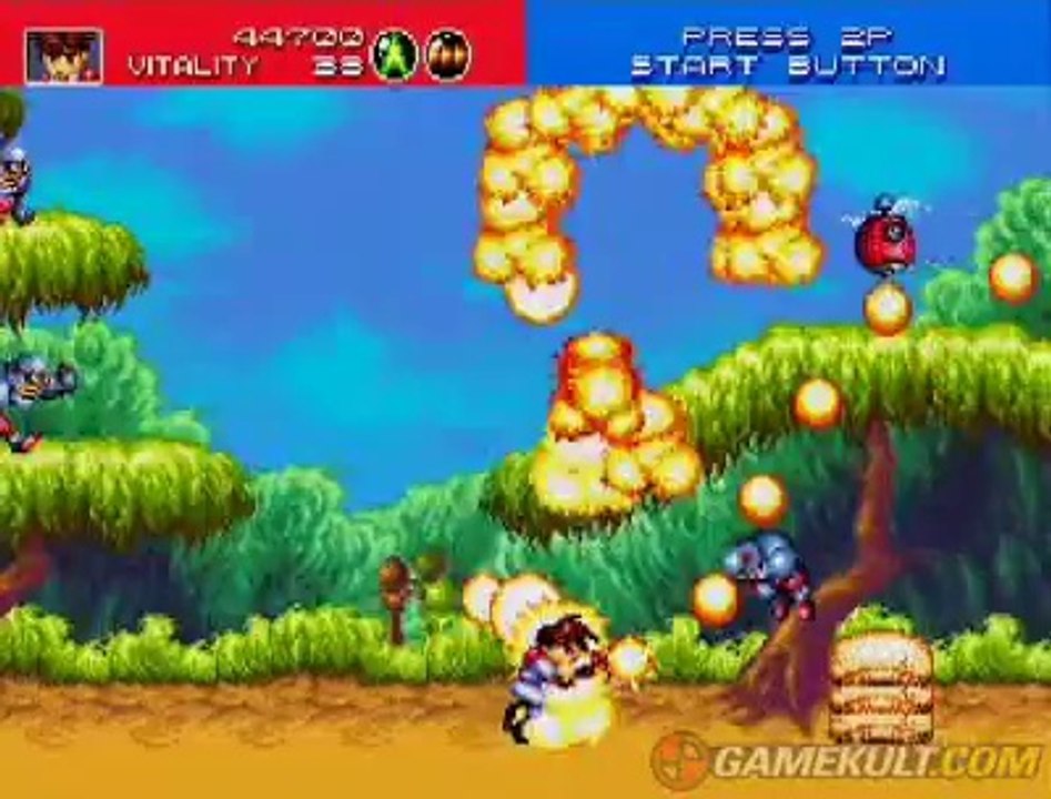Gunstar Heroes - Le monstroplante
