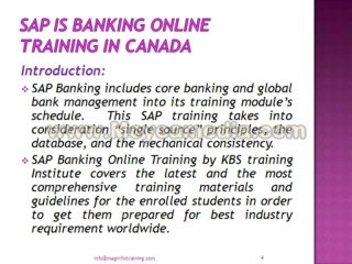 sap is banking online training in india