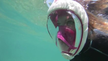 The revolution in snorkeling : the Full face mask Easybreath